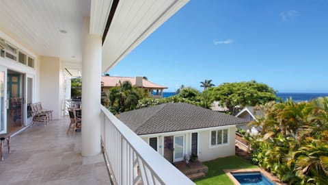 Hale Aloha Kai at Whalers Cove - Ocean View Upper Lanai - Parrish Kauai