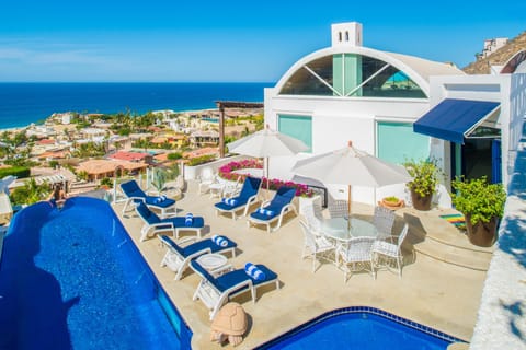 Ariel pool view