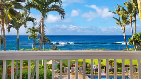 Poipu Kapili Resort #32 - Lanai Ocean & Pool View - Parrish Kauai