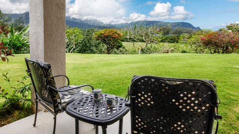 Hanalei Bay Resort #8101 - Ocean & Mountain View Master Bedroom Suite Lanai - Parrish Kauai