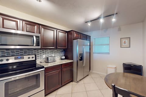 Drink water from the fridge and blend up some drinks.