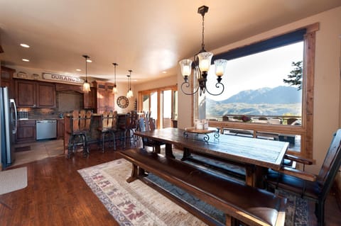 Dining and Kitchen with awesome views