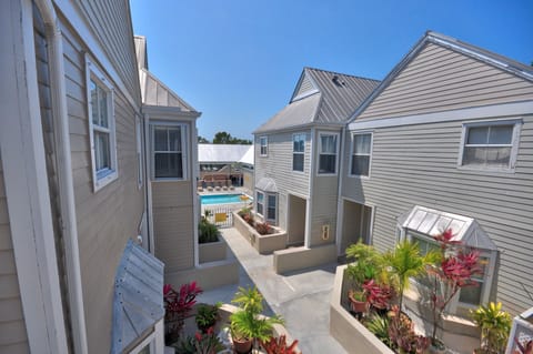 Main Bedroom Balcony View Artist's Condo @ Duval Square Key West