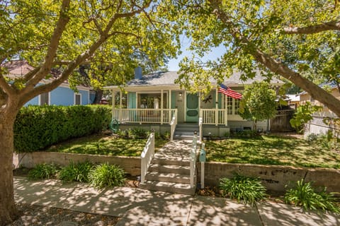 Front View of The Sycamore Home, Tree-Lined Quiet Residential St