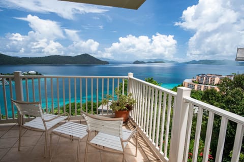 Large wrap around balcony for enjoying the views.