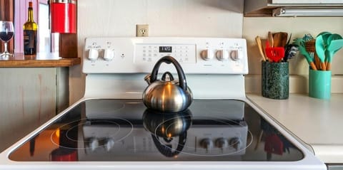 This induction stove makes meal prep easy