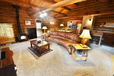 Living Area with Gas Fireplace - Living Area with Gas Fireplace