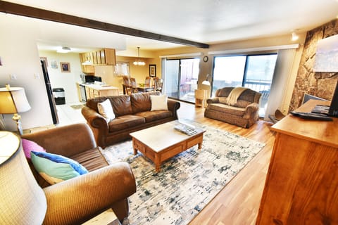 Living Area with Floor to Ceiling Windows - Living Area with Floor to Ceiling Windows