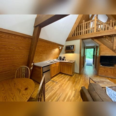 A-Frame #14 interior kitchen