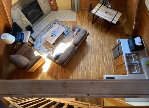 A-Frame #16 interior from loft