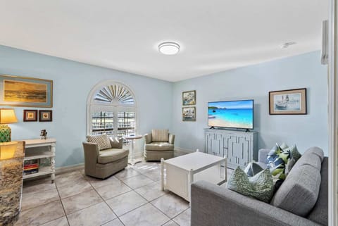 Living Room with Brand New Furniture and Flat Screen HDTV;