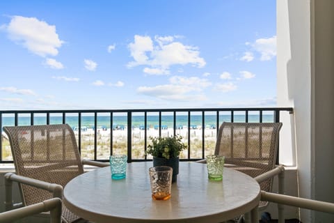Balcony Views - The balcony, which can be accessed from the living room and the master bedroom, is quite large for a 2BR unit - about 30 feet long. It also has seating out here for up to 8 guests!