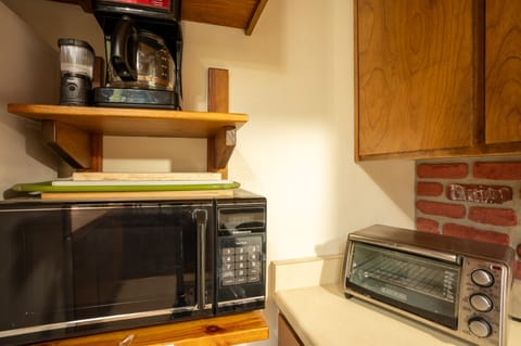 Microwave, toaster and coffee maker