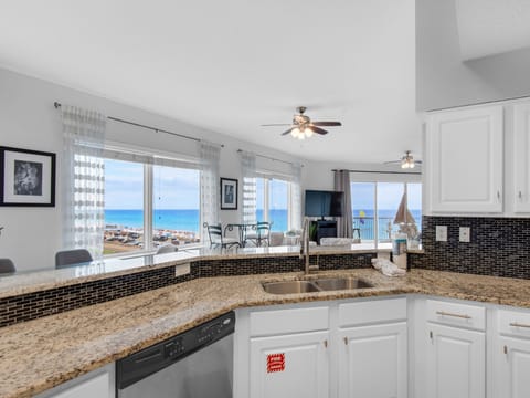 Even the Kitchen has Gulf Views