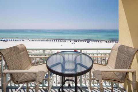 Balcony View - Enjoy the stunning views of the Emerald Coast from the private balcony or kick back and relax along the water using the complimentary beach service included with your rental!