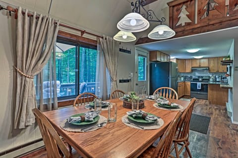 Dining Area | Full Kitchen | 2-Story Home