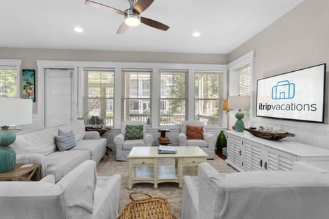 Open concept living/dining area flooded with natural light!