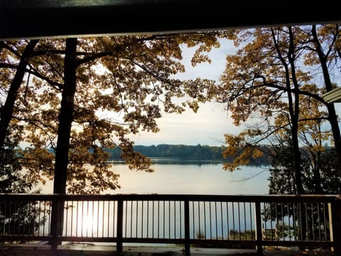 Fall morning on the deck