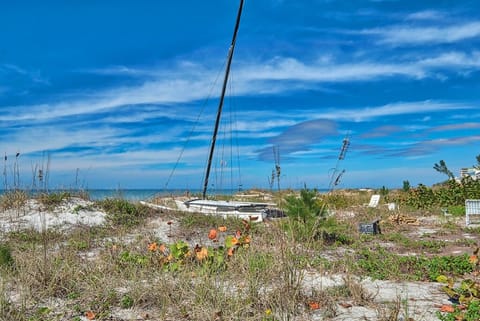 Sailboat on beach