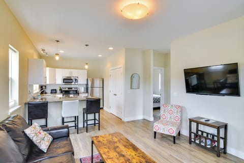 Living Area | Sleeper Sofa w/ Memory Foam Mattress