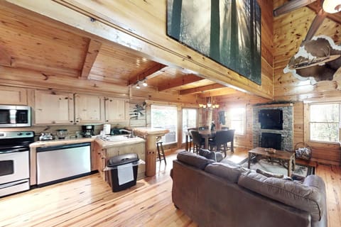 Never miss a moment here. Plenty of room and comfort here on the main level.