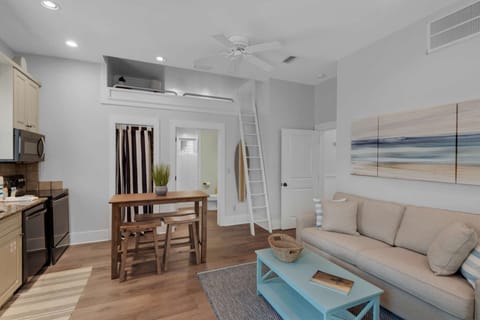 Queen Sleeper Sofa Bed  and King Size Loft bed for additional sleeping arrangements!