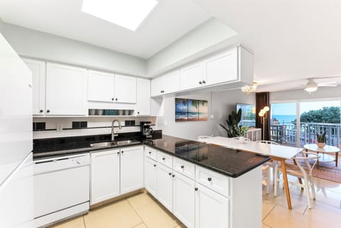 Spacious kitchen stocked with everything you need