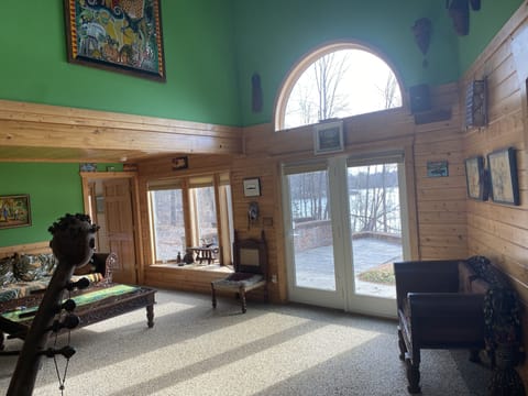 Beautiful views of the lake.