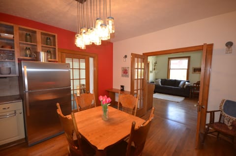 French doors open to living room - French doors open to living room