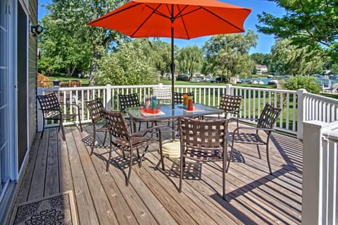 Spacious Deck | Outdoor Dining | Gas Grill | Lake Views