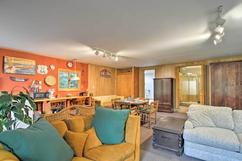 The open floor plan makes it easy to connect with loved ones.