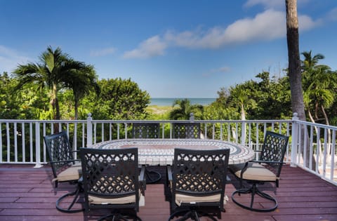 Outdoor dining table