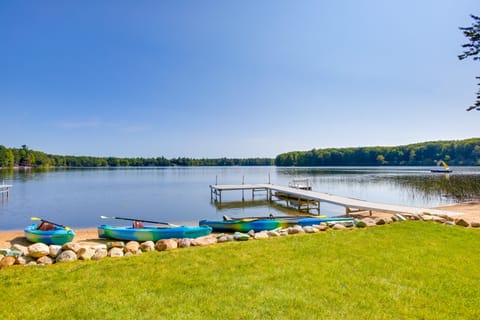 Interlochen Vacation Rental | 3BR | 2BA | 1,750 Sq Ft | 3 Steps for Access