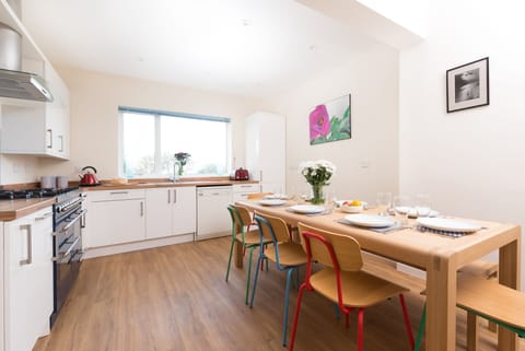 Kitchen with breakfast dining