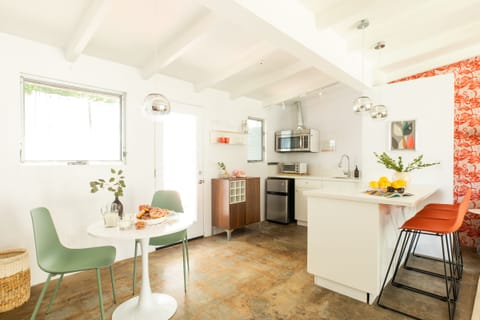 Grab a stool and a snack.