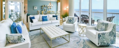 Silver Beach Towers West Penthouse 1704 - Living Area