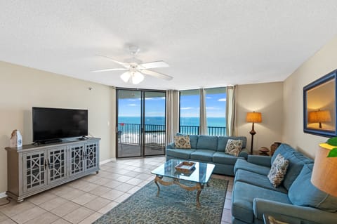 Spacious Living Area with  Access to the Balcony and Fantastic Views