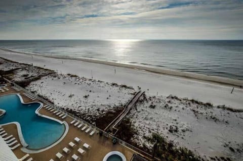 Balcony View - Enjoy beautiful sunrises and sunsets from the private 8th floor balcony of Unit 1805.