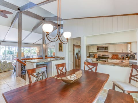 Dining/Kitchen/Living area