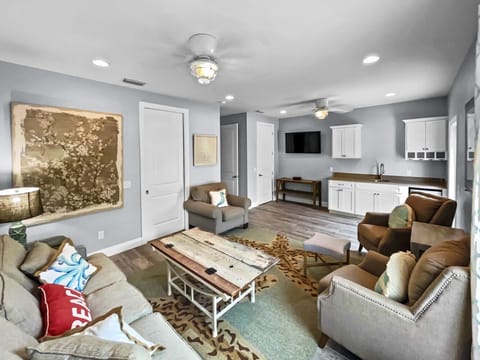 1st Floor | Living Area | Full Wet Bar | Pullout Queen Sleeper | Sleeps 2