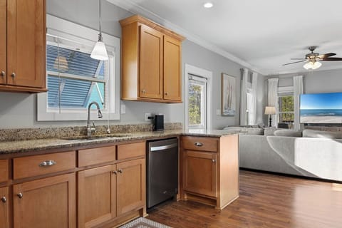 Kitchen - The spacious kitchen features stainless appliances including a dishwasher for your convenience.