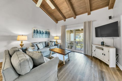Comfortable Living Area With Balcony Access
