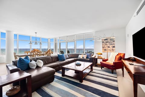 1900 Ninety Eight 801 - Living Area with Spectacular Gulf Views