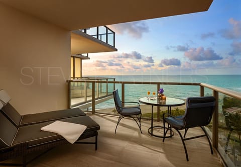 The view from the first balcony