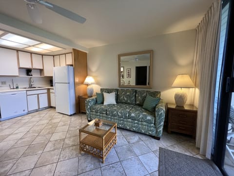 Relax on the sofa at the end of a day of Maui adventures!