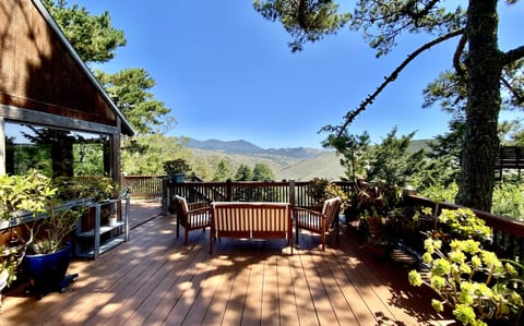 Mt. Tamalpais from the side deck.