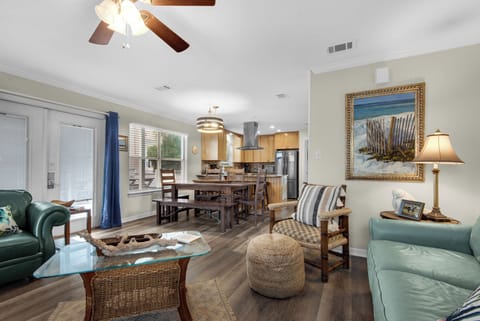 Living to kitchen view