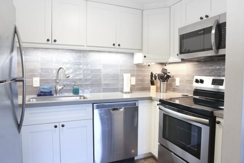 All new appliances in this fully stocked kitchen.