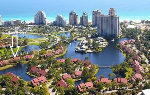 Aerial View of Beachwalk Villas