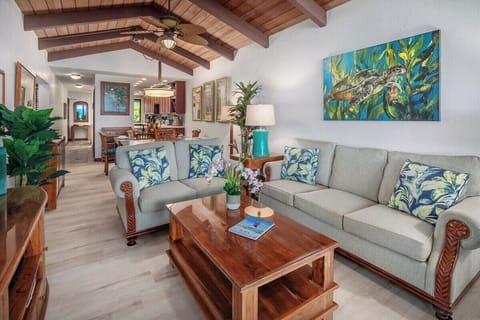 Lawai Beach Resort 1401 - Comfortable Furnishings with Tropical Decor